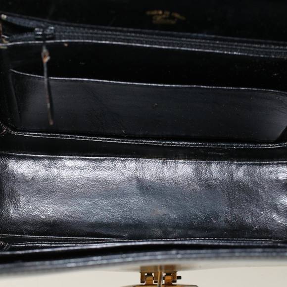 GUCCI Hand Bag Leather Black Auth yk7559B - Picture 10 of 16